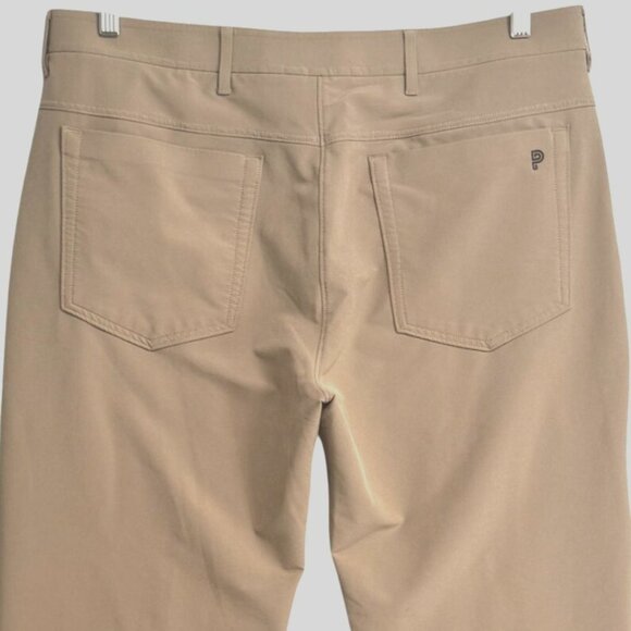 Public Rec Everyday Golf Performance Tech 5 Pocket Pants Beige Mens 38/36 Stretc - Picture 4 of 12